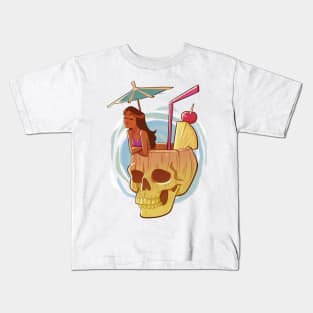 Tiki drink Kids T-Shirt